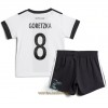 Officiële Voetbalshirt + Korte Broek Duitsland Leon Goretzka 8 Thuis WK 2022 - Kids